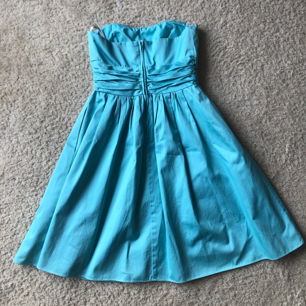 💙Caribbean Ocean Blue Formal Dress w/Pockets 💙 - Picture 3 of 4